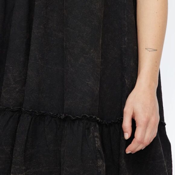 Lacausa Reina Mini Black Mineral Wash NWT Size Small - Picture 2 of 5